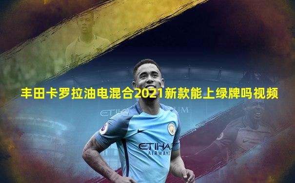 丰田卡罗拉油电混合2021新款能上绿牌吗视频