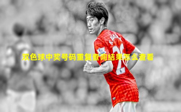 双色球中奖号码重复查询结果怎么查看